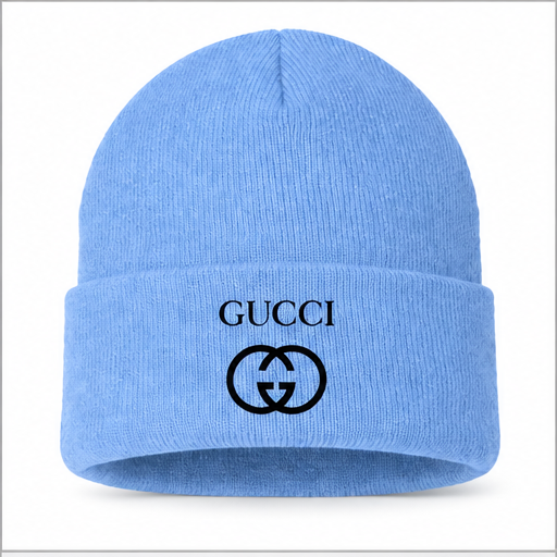 Gucci Cuffed Beanie Hat | Color: Sky Blue | Image 1
