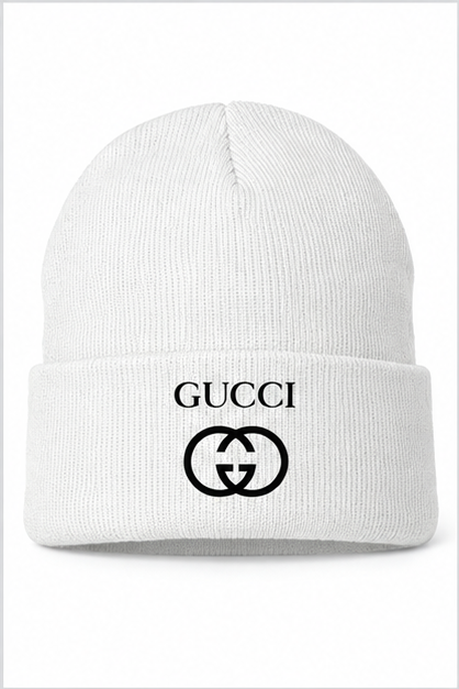 Gucci Cuffed Beanie Hat | Color: White | Image 1