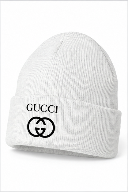 Gucci Cuffed Beanie Hat | Color: White | Image 2