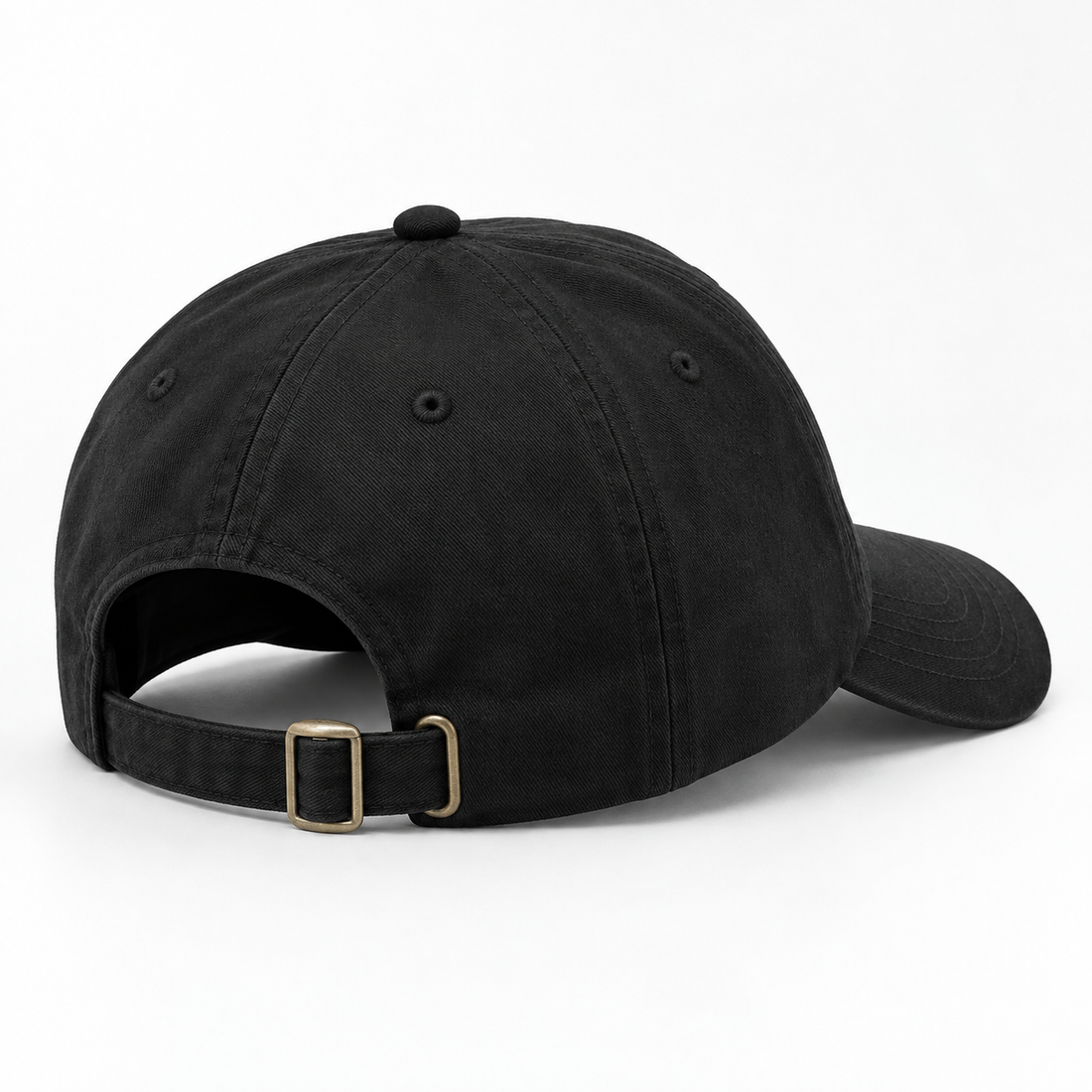 Gucci Dad Baseball Cap Hat in Black — back view