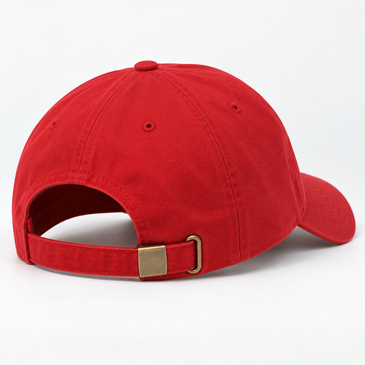 Gucci Dad Baseball Cap Hat in Red — back view