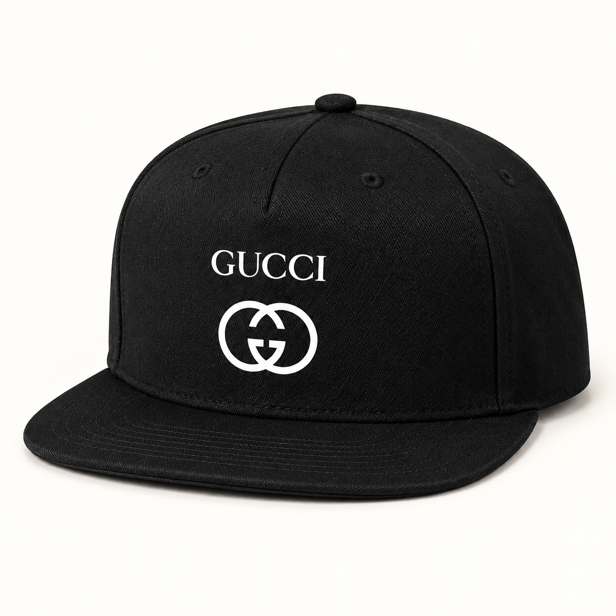 Gucci Snapback Hat | Color: Black | Image 1