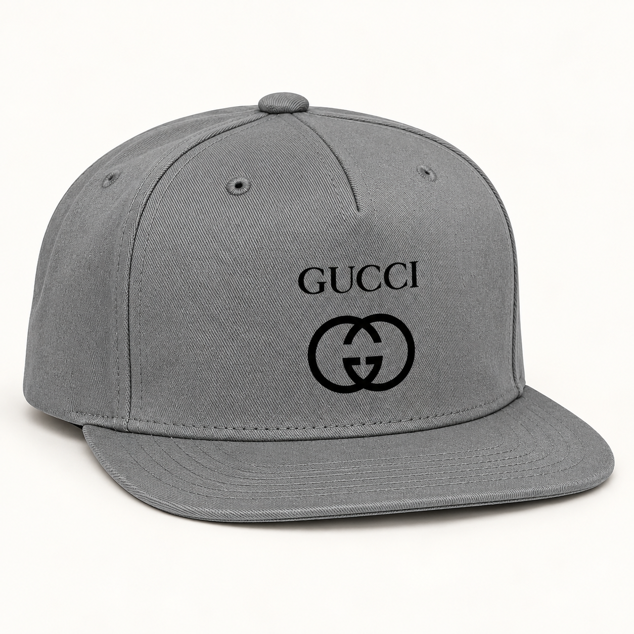Gucci Snapback Hat | Color: Grey | Image 1