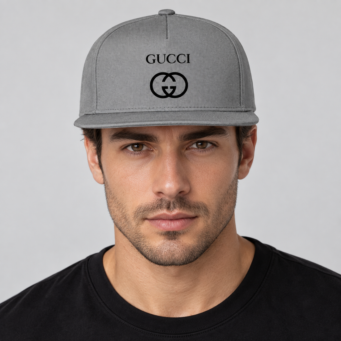 Gucci Snapback Hat | Color: Grey | Image 2