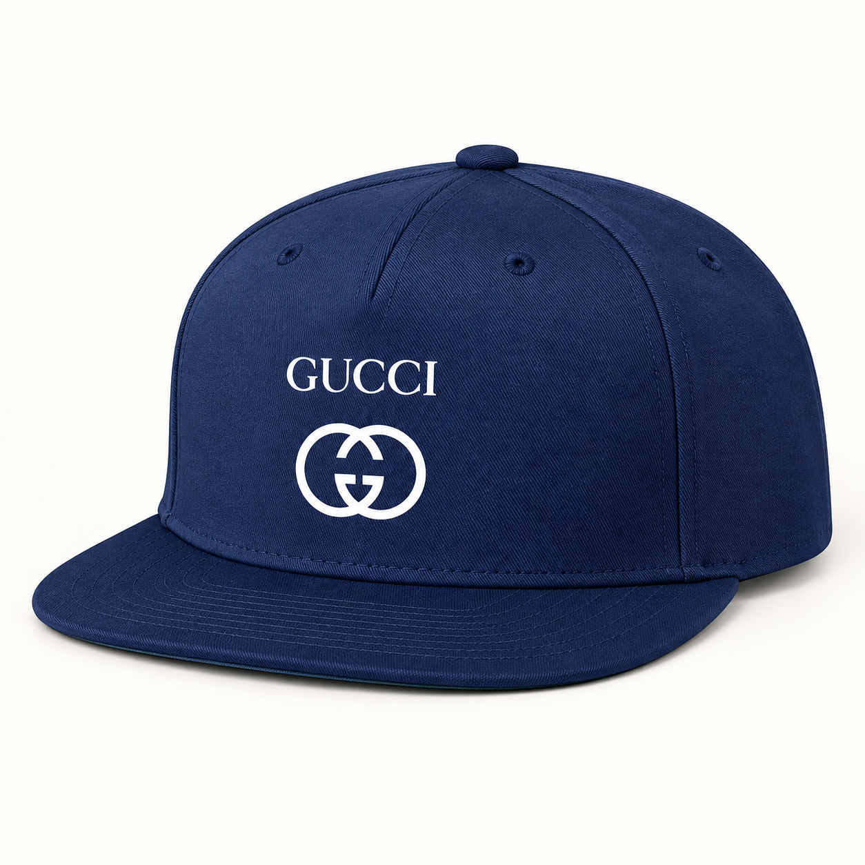Gucci Snapback Hat | Color: Navy | Image 1