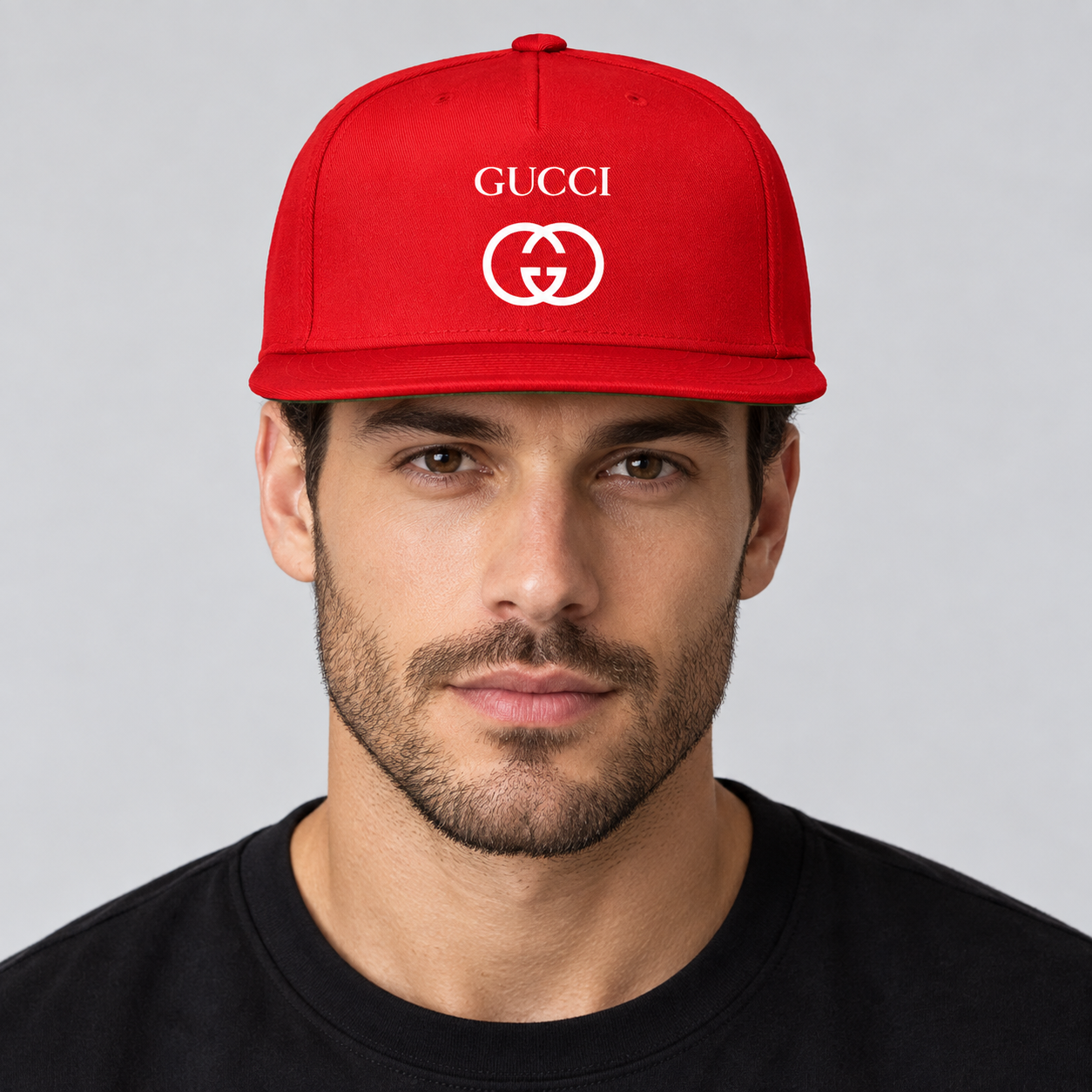 Gucci Snapback Hat | Color: Red | Image 2