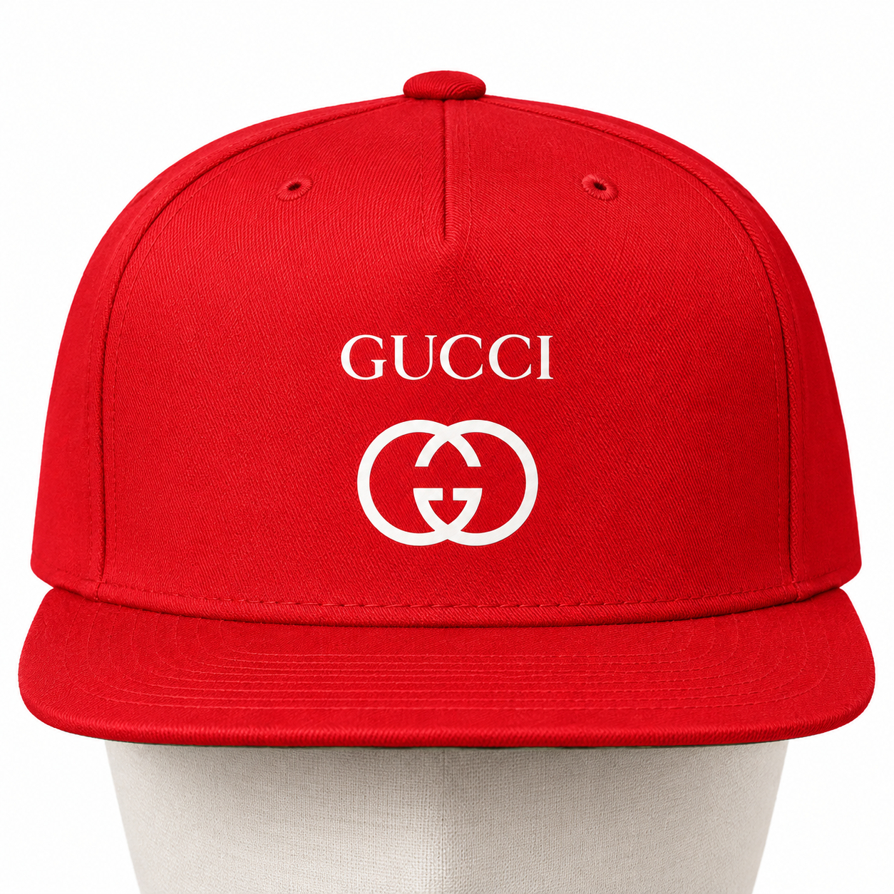 Gucci Snapback Hat | Color: Red | Image 5