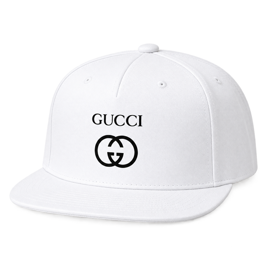 Gucci Snapback Hat | Color: White | Image 1