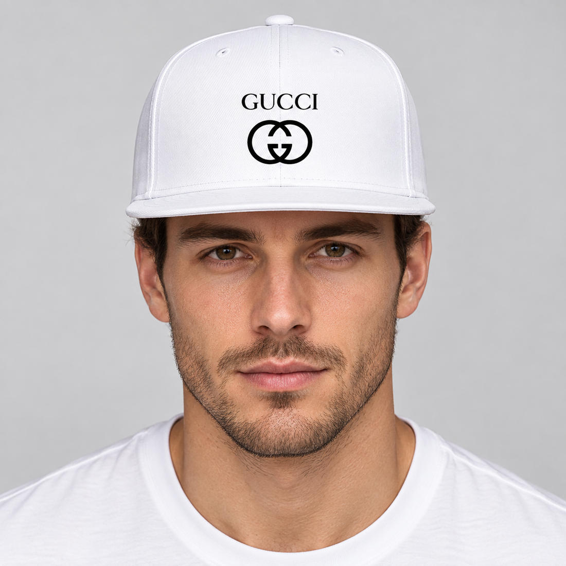 Gucci Snapback Hat | Color: White | Image 2