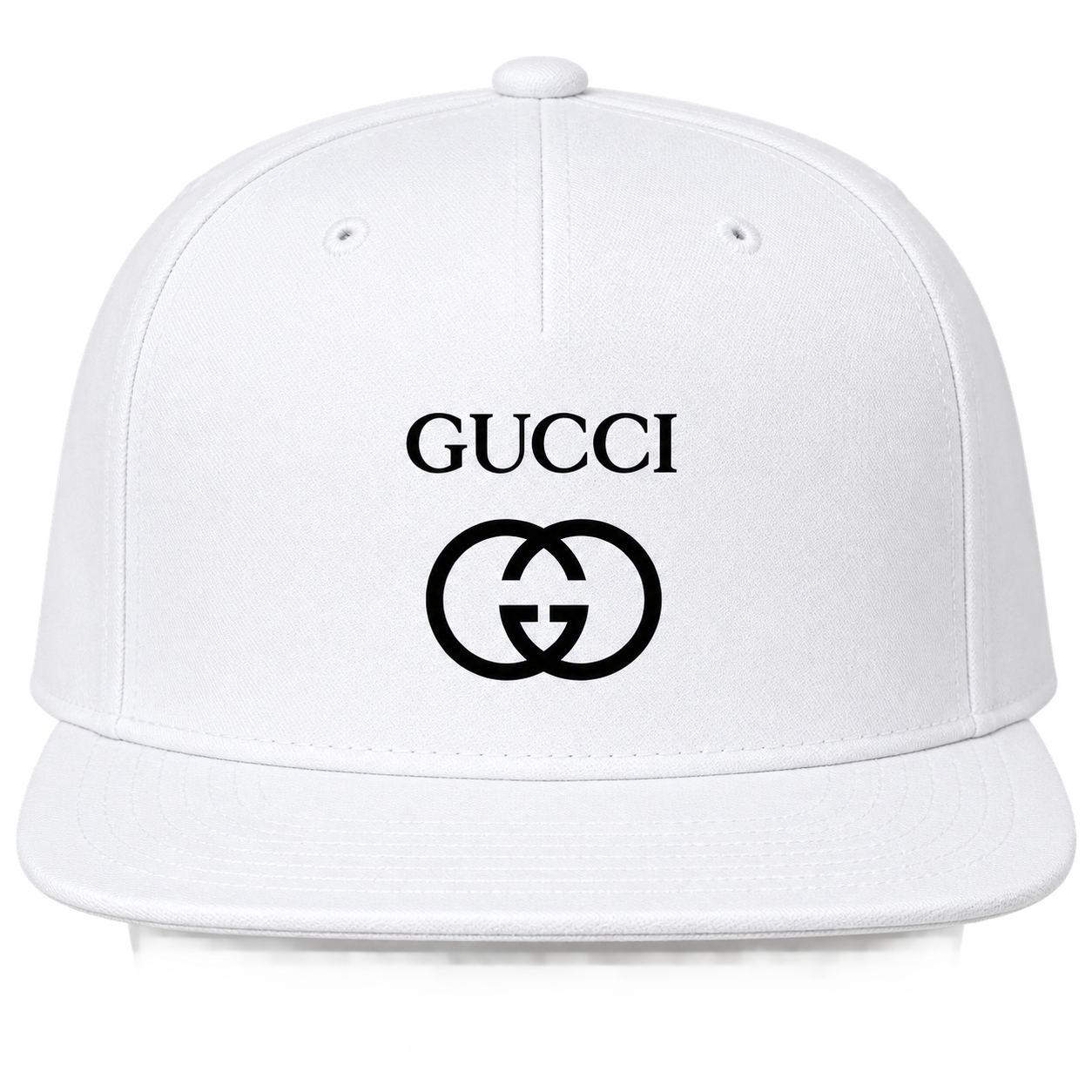 Gucci Snapback Hat | Color: White | Image 5