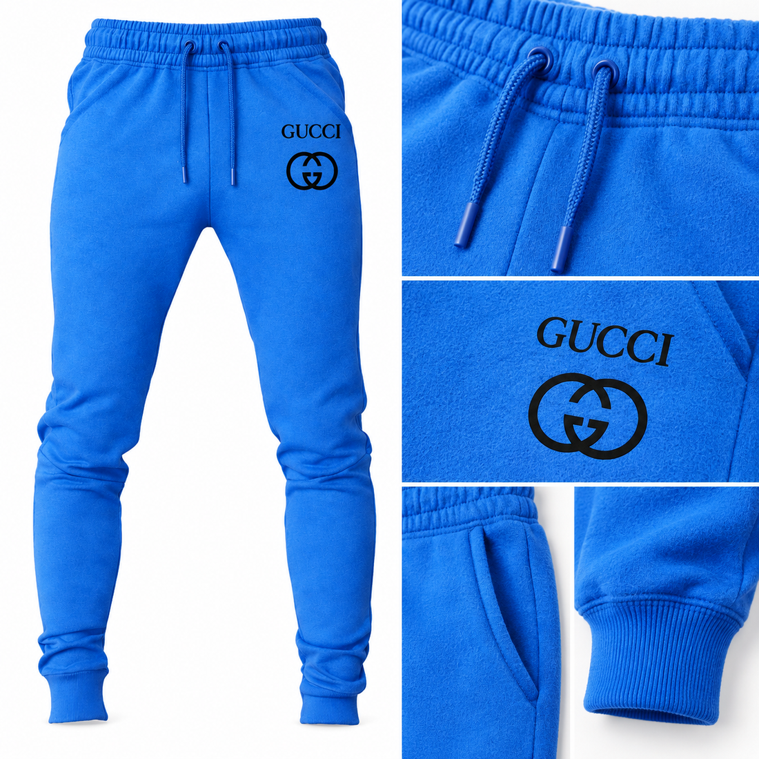 Men's Gucci Sweatpants - Azure - Image 3