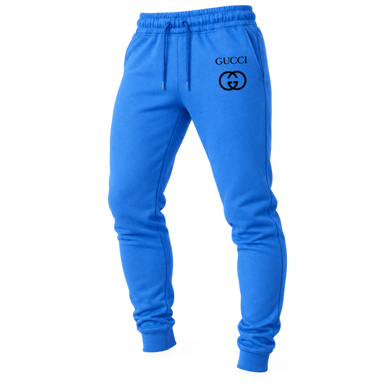 Men's Gucci Sweatpants - Azure - Image 4