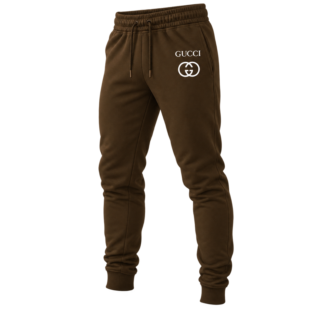 Men's Gucci Sweatpants - Brown - Image 4