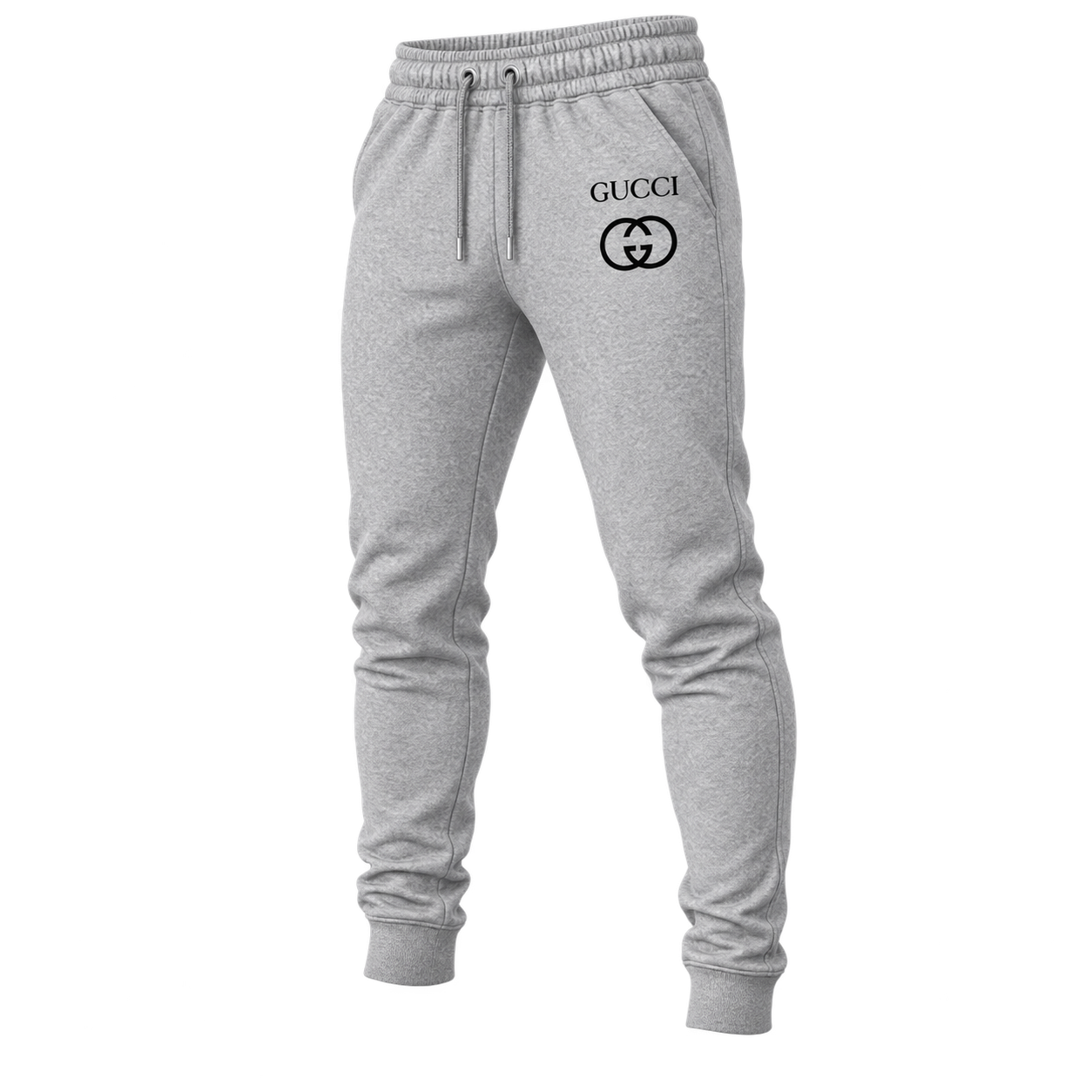 Men's Gucci Sweatpants - Grey - Image 4