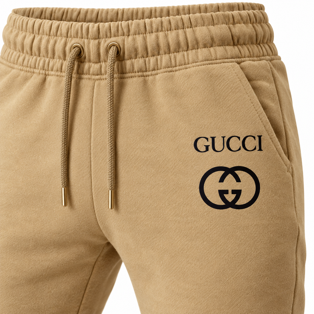 Men's Gucci Sweatpants - Khaki - Image 3