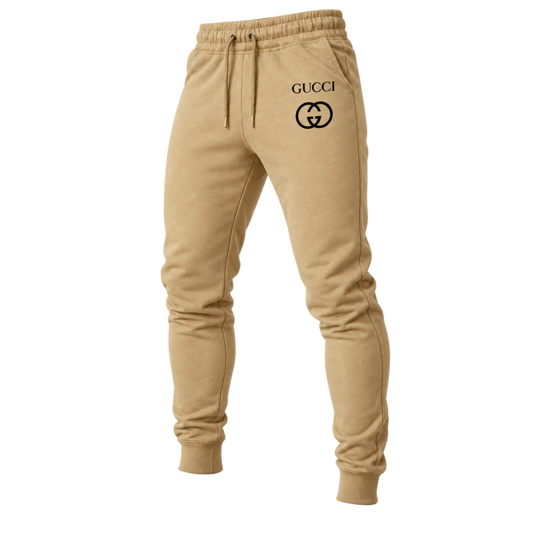 Men's Gucci Sweatpants - Khaki - Image 4