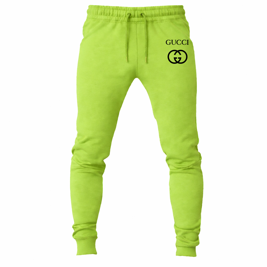 Men's Gucci Sweatpants - Lime Green - Image 1
