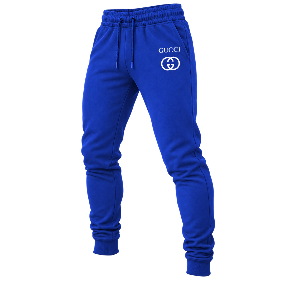 Men's Gucci Sweatpants - Royal Blue - Image 4