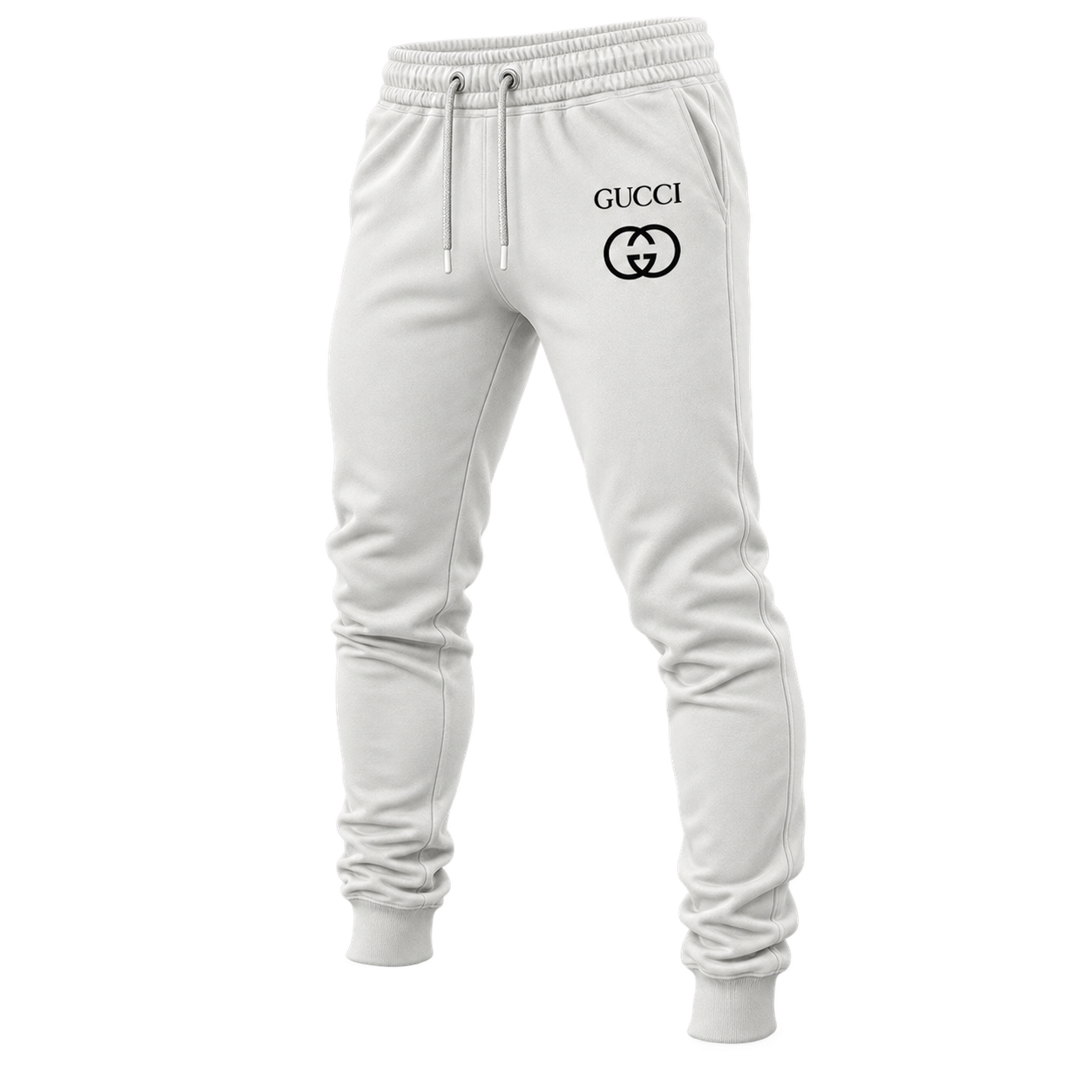 Men's Gucci Sweatpants - White - Image 4