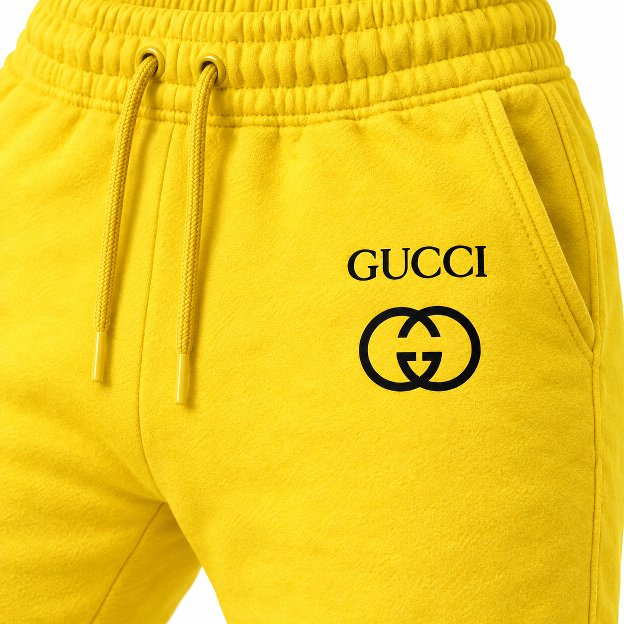 Men's Gucci Sweatpants - Yellow - Image 3