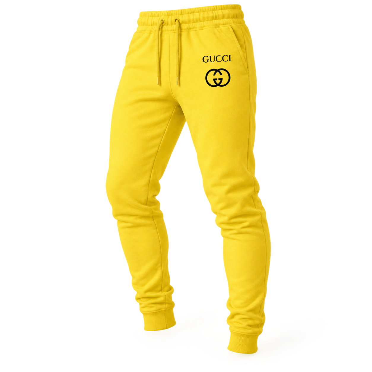 Men's Gucci Sweatpants - Yellow - Image 4