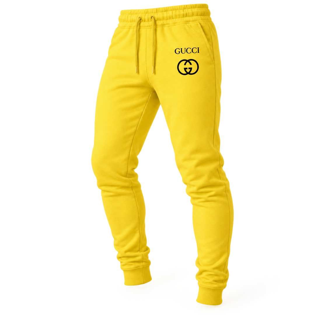 Men's Gucci Sweatpants - Yellow - Image 4