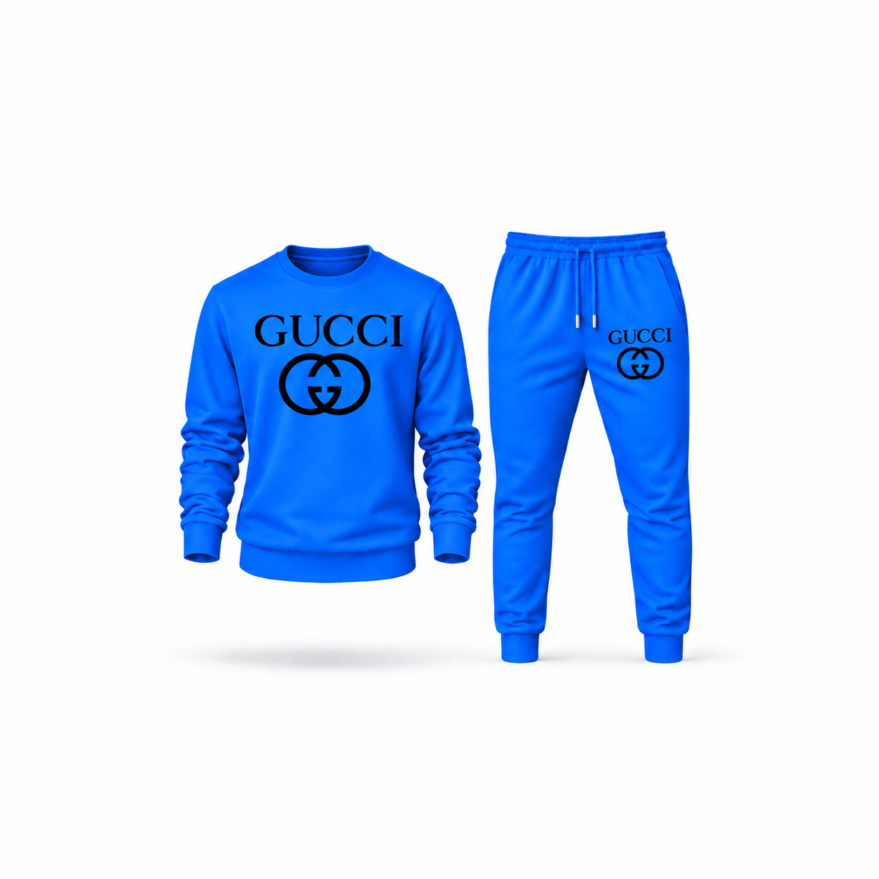 Men's Gucci Sweatshirt Joggers Set | Color: Azure | Main
