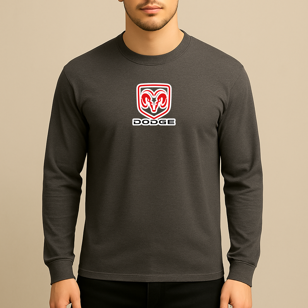 Men’s Dodge Car Long Sleeve T-Shirt