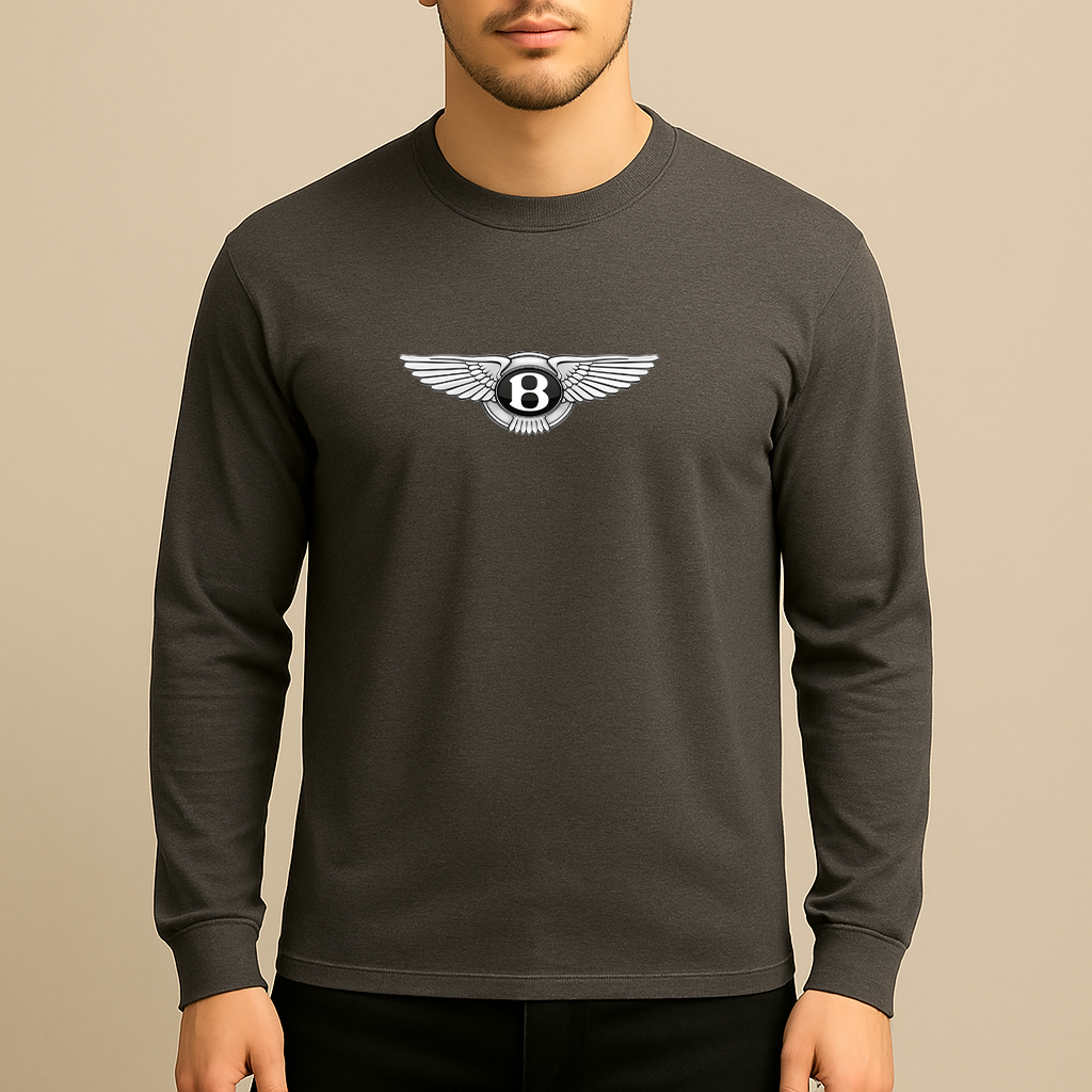 Men’s Bentley Motorsports Car Long Sleeve T-Shirt