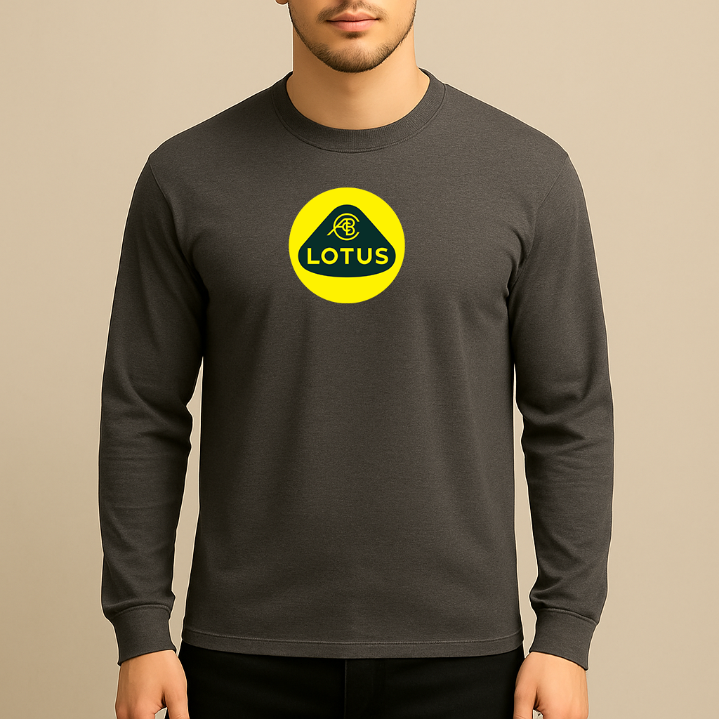Men’s Lotus Car Long Sleeve T-Shirt