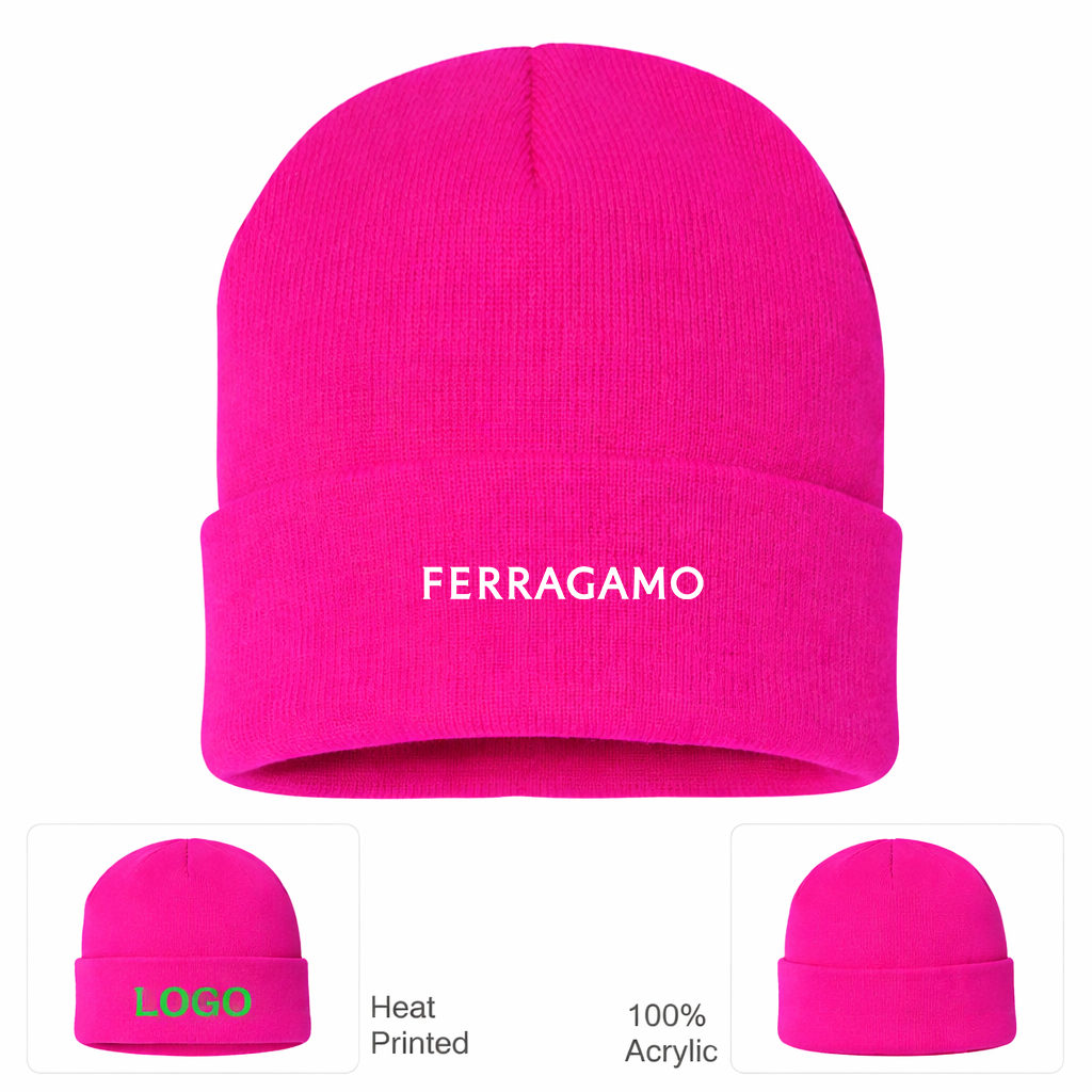 Ferragamo Cuffed Beanie Hat