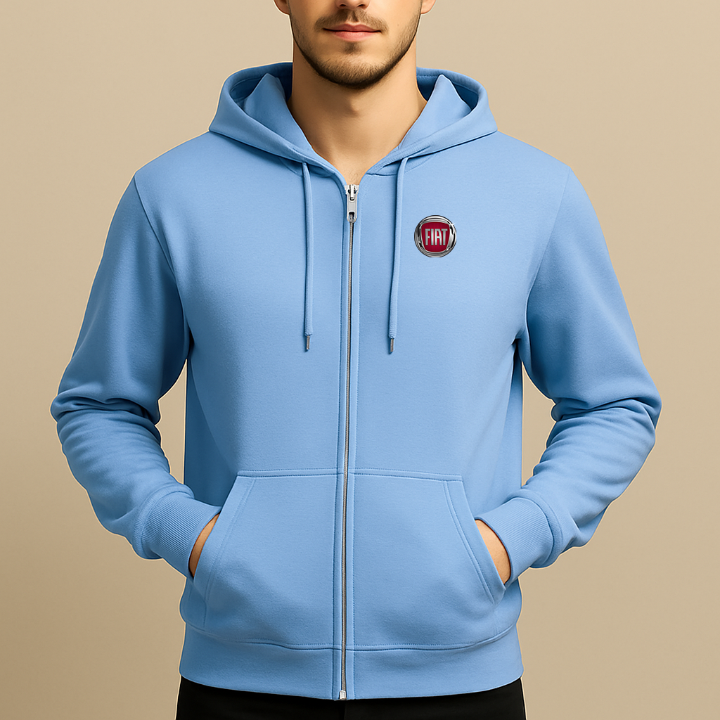 Men’s Fiat Car Zipper Hoodie