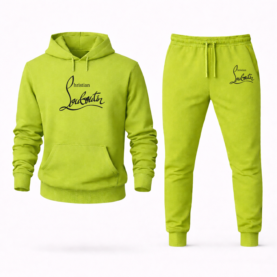 Men's Christian Louboutin Hoodie Joggers Set