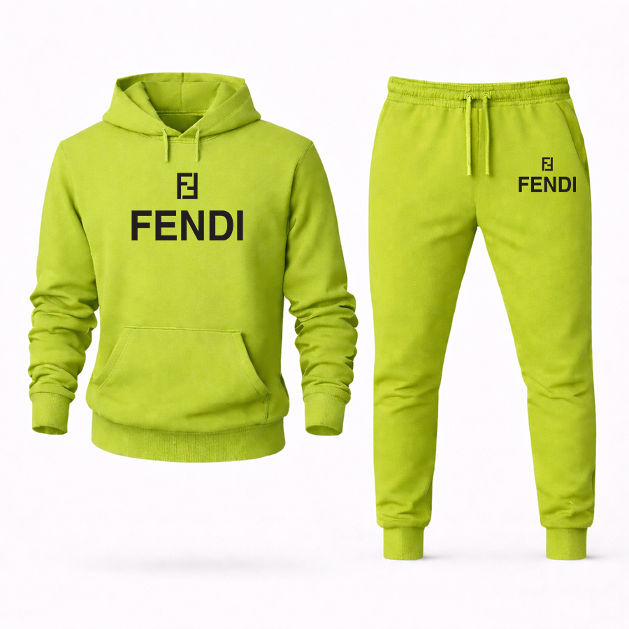 Men's Fendi Hoodie Joggers Set