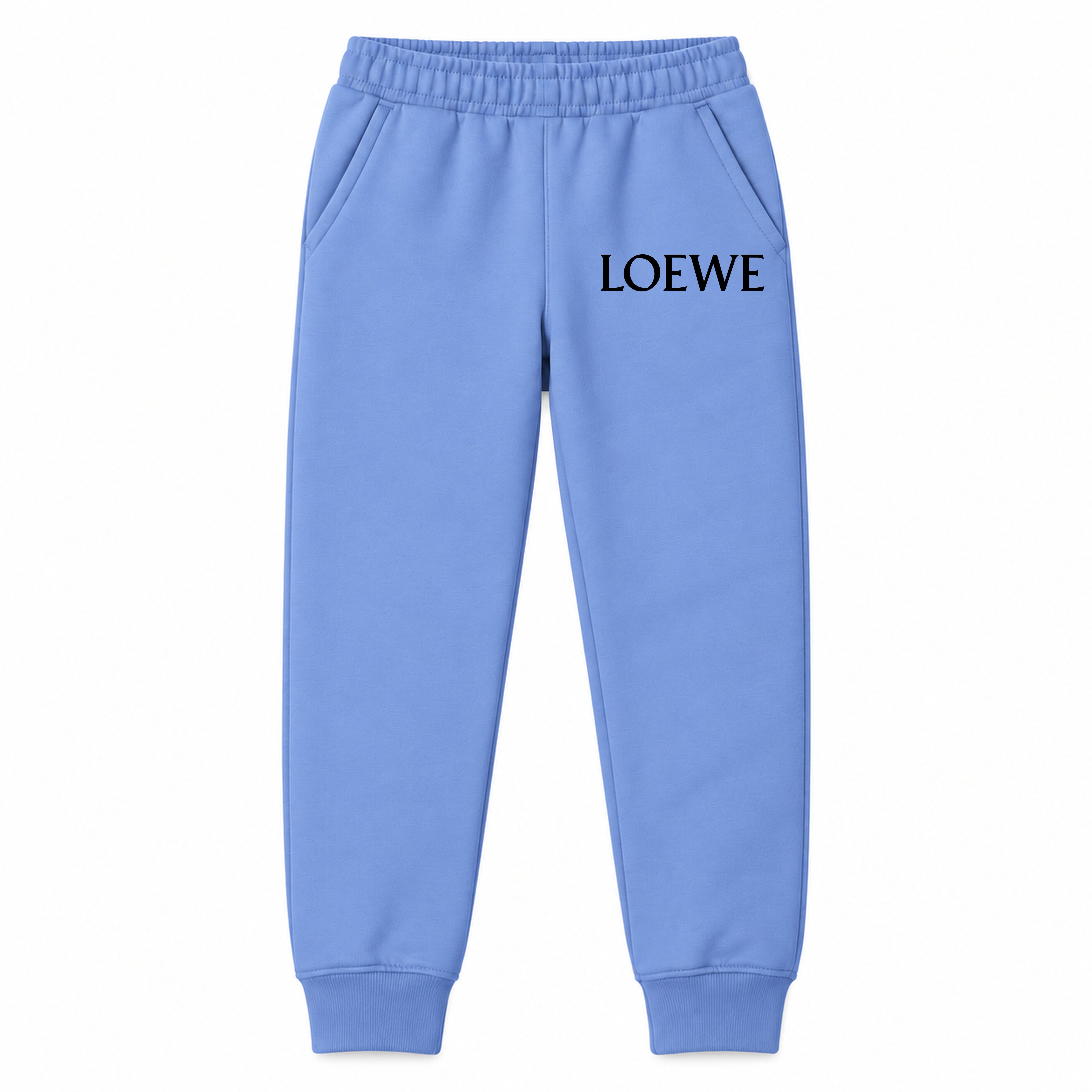 Loewe youth jogger sweatpants, Carolina Blue, Youth Large ages 10–12