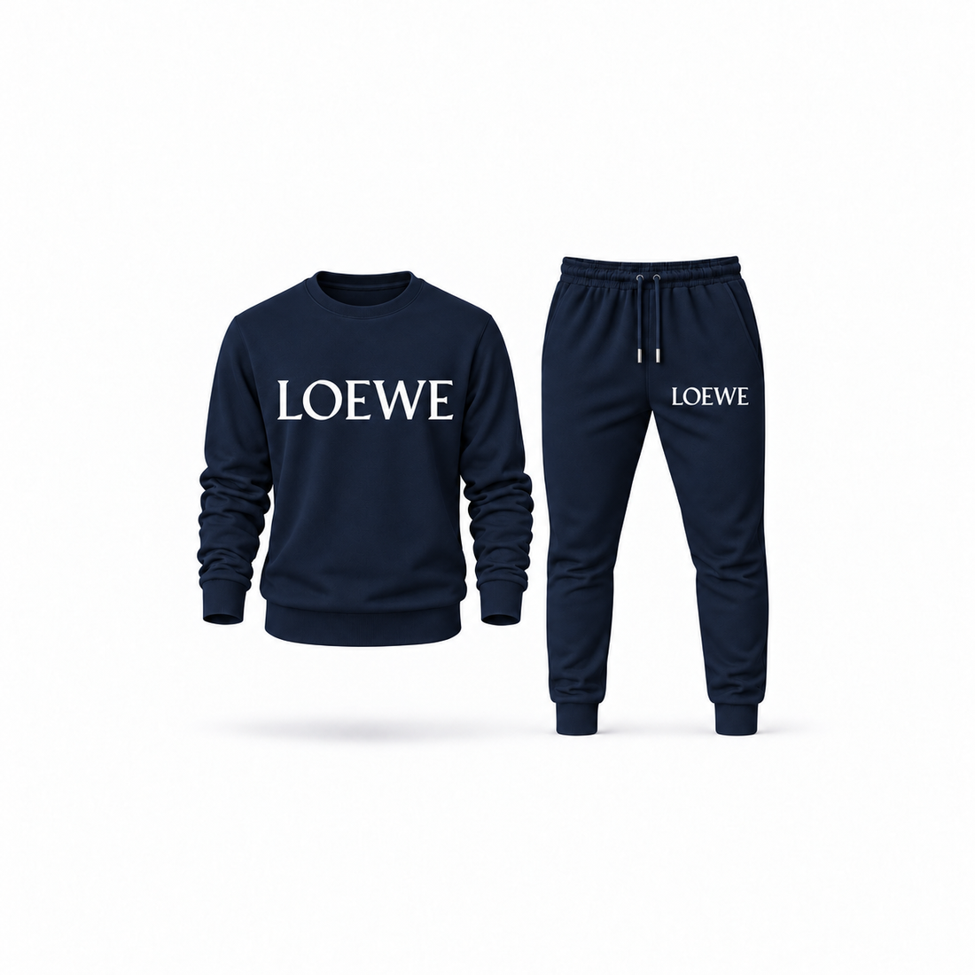 Men's Loewe Sweatshirt Joggers Set | Color: Navy | Main
