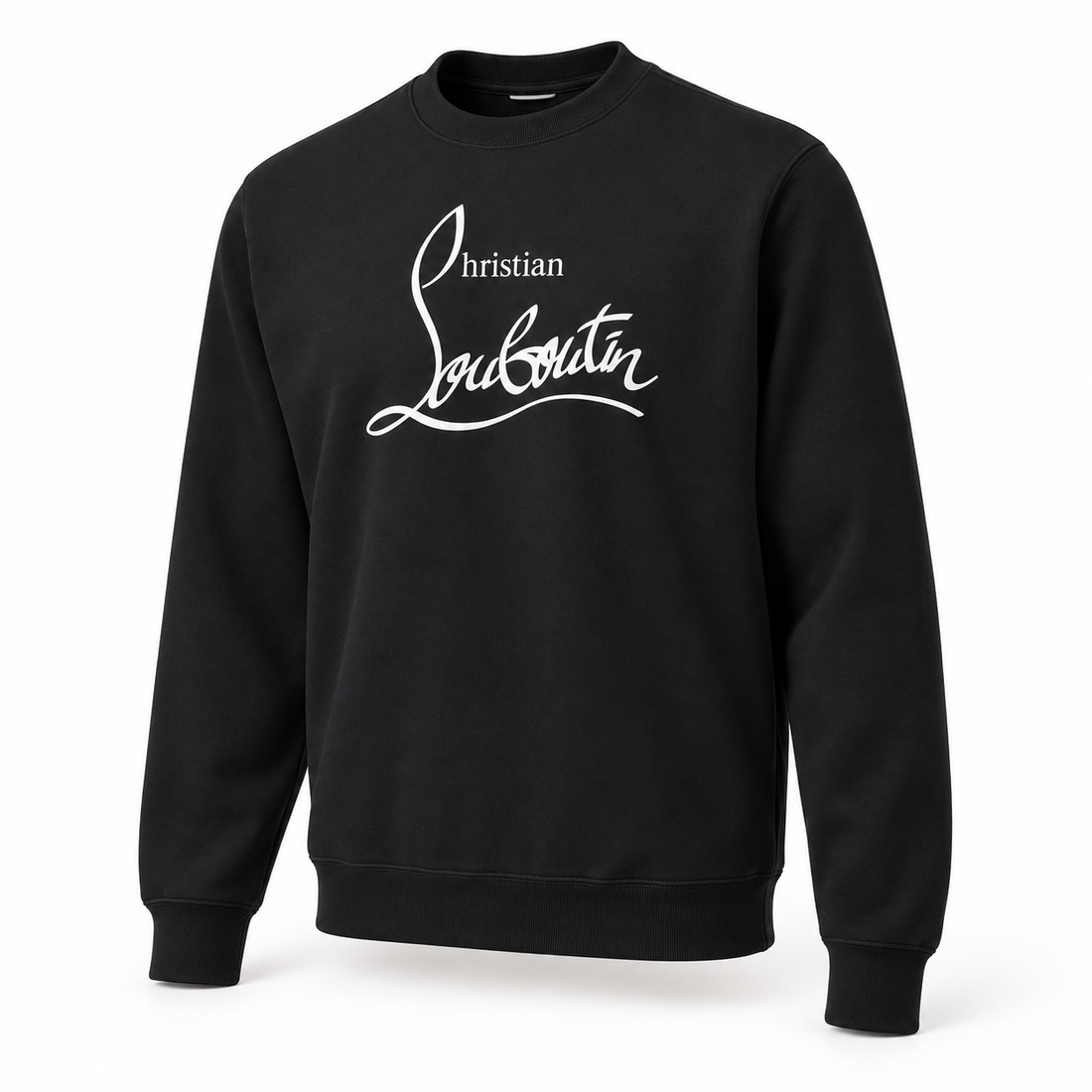 Men's Christian Louboutin Crewneck Sweatshirt black alternate angle
