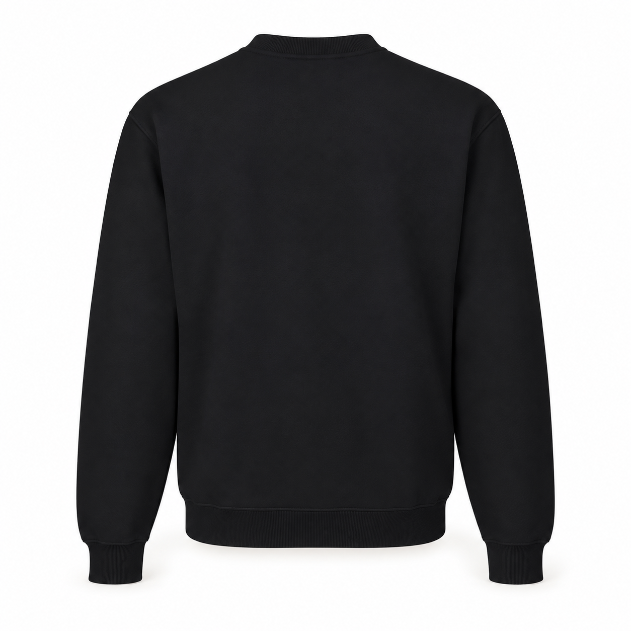 Men's Christian Louboutin Crewneck Sweatshirt black rear view