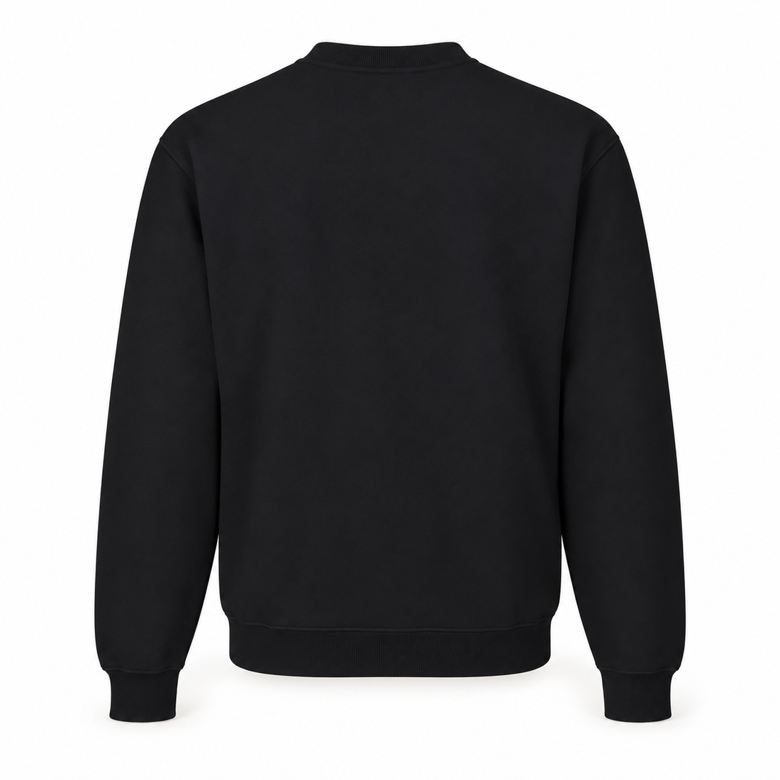 Men's Christian Louboutin Crewneck Sweatshirt black rear view