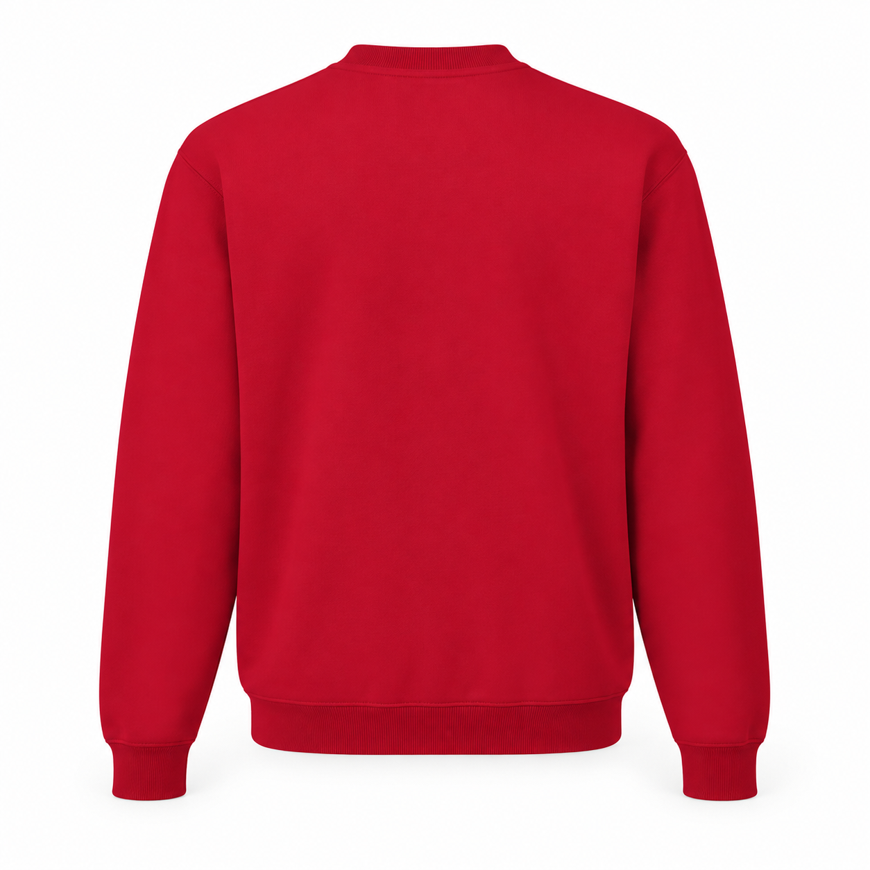 Men's Christian Louboutin Crewneck Sweatshirt red rear view