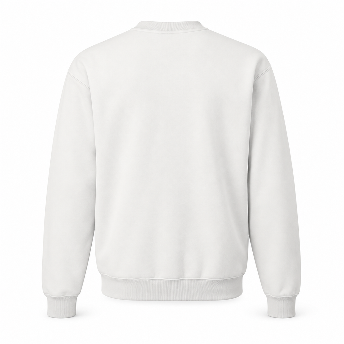 Men's Christian Louboutin Crewneck Sweatshirt white rear view