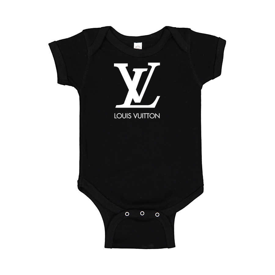 Louis Vuitton Baby Onesie Romper - Black
