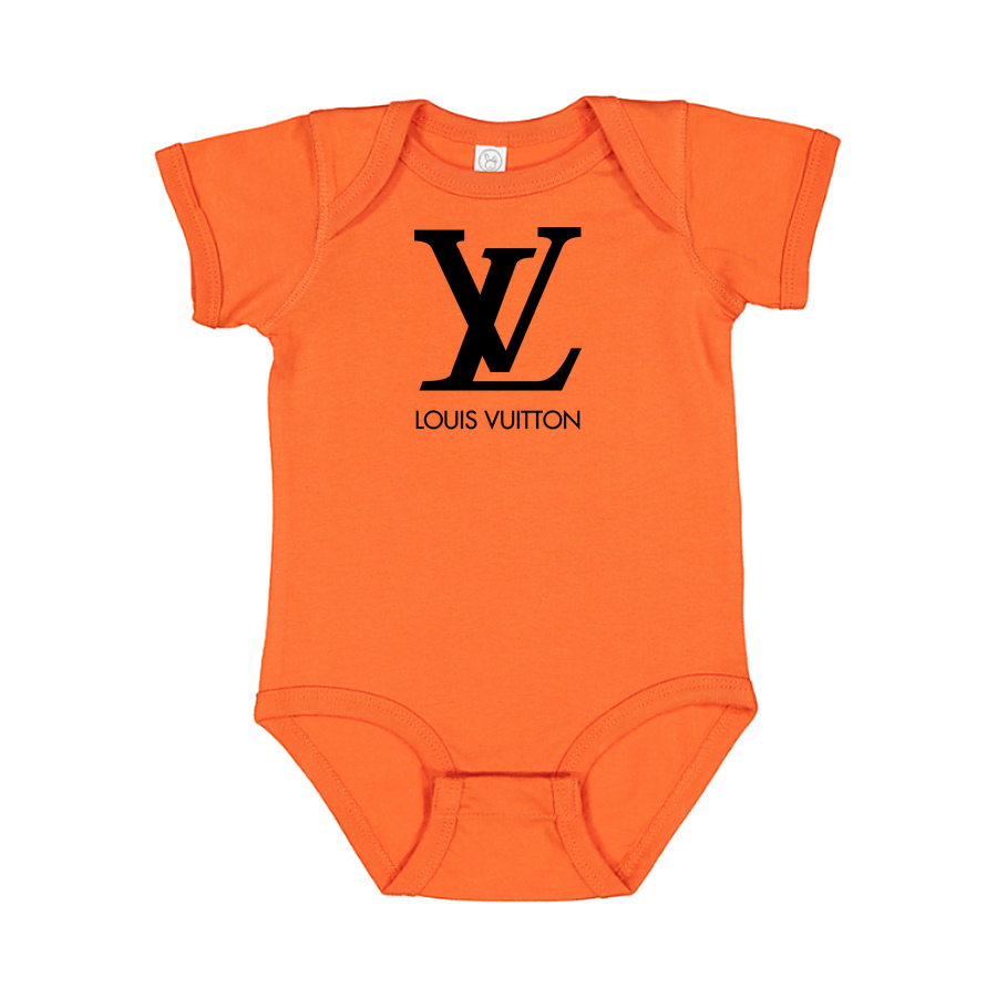 Louis Vuitton Baby Onesie Romper - Orange