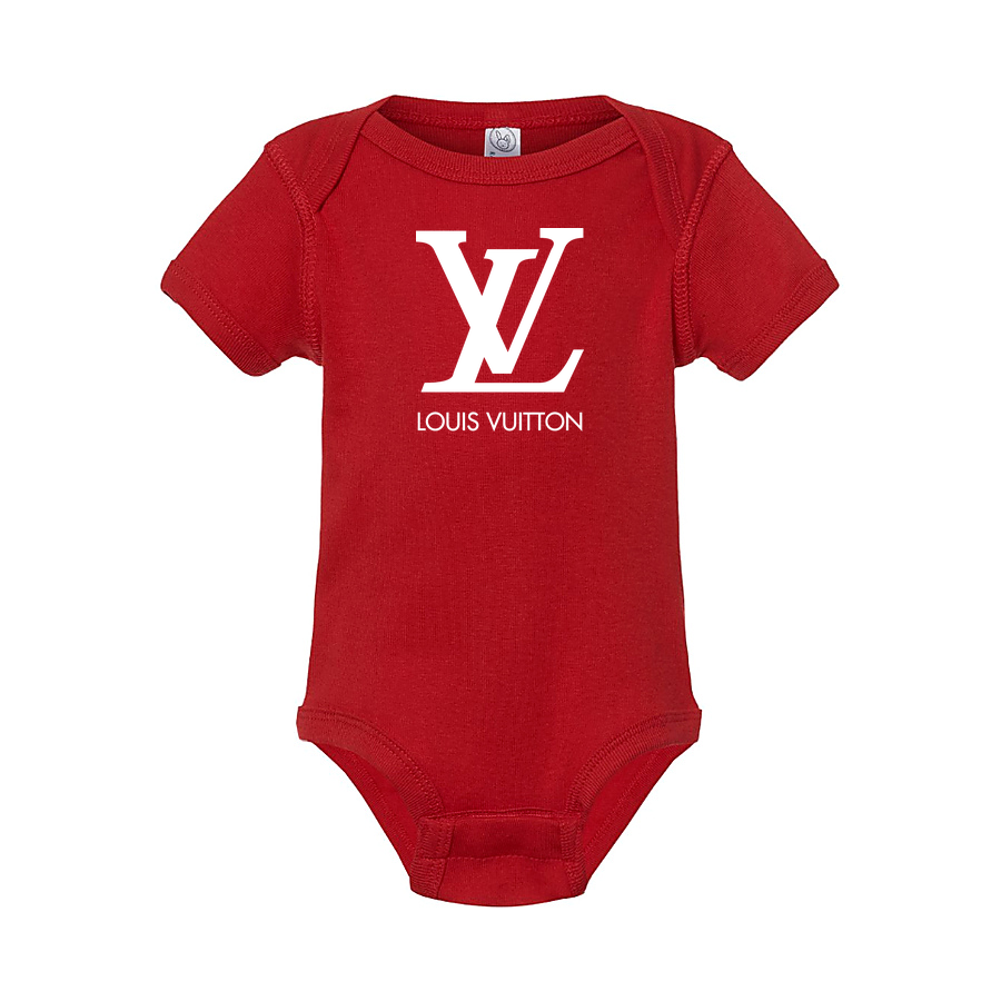 Louis Vuitton Baby Onesie Romper - Red