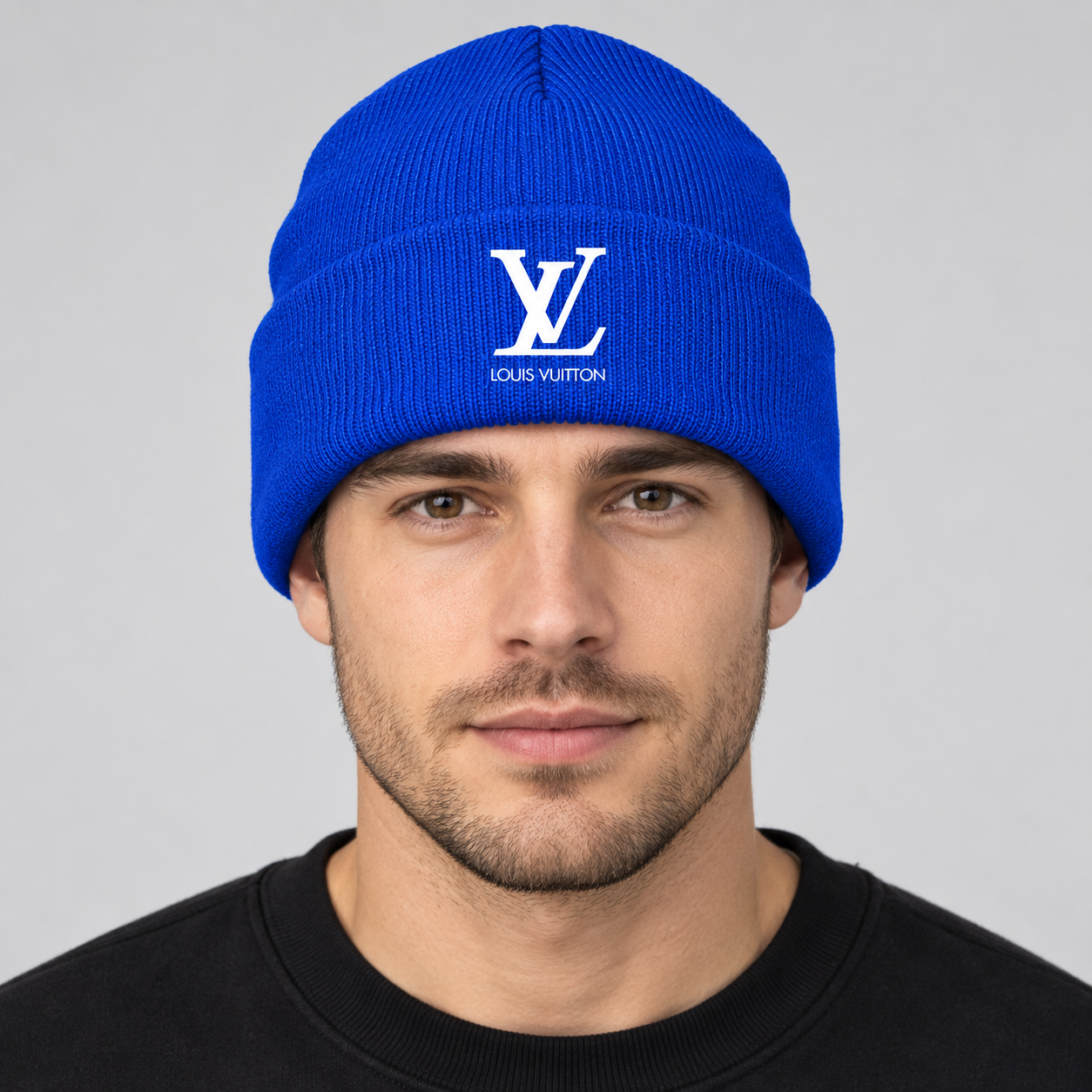 Louis Vuitton Beanie Hat | Color: Blue | Image 2