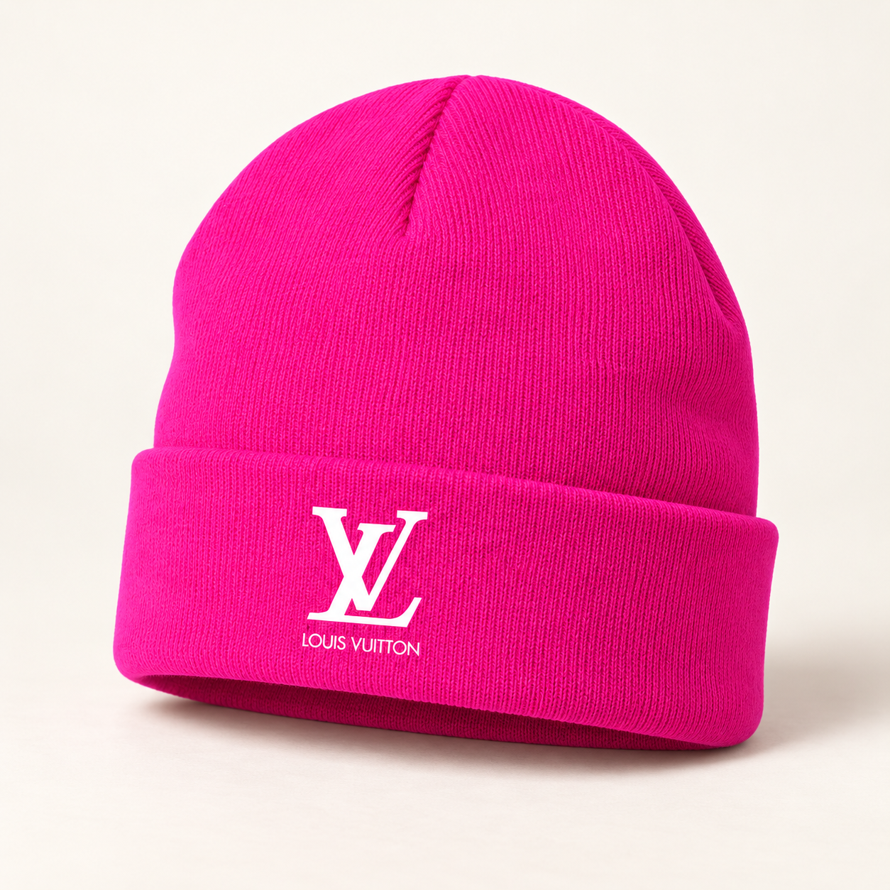 Louis Vuitton Beanie Hat | Color: Hot Pink | Image 1