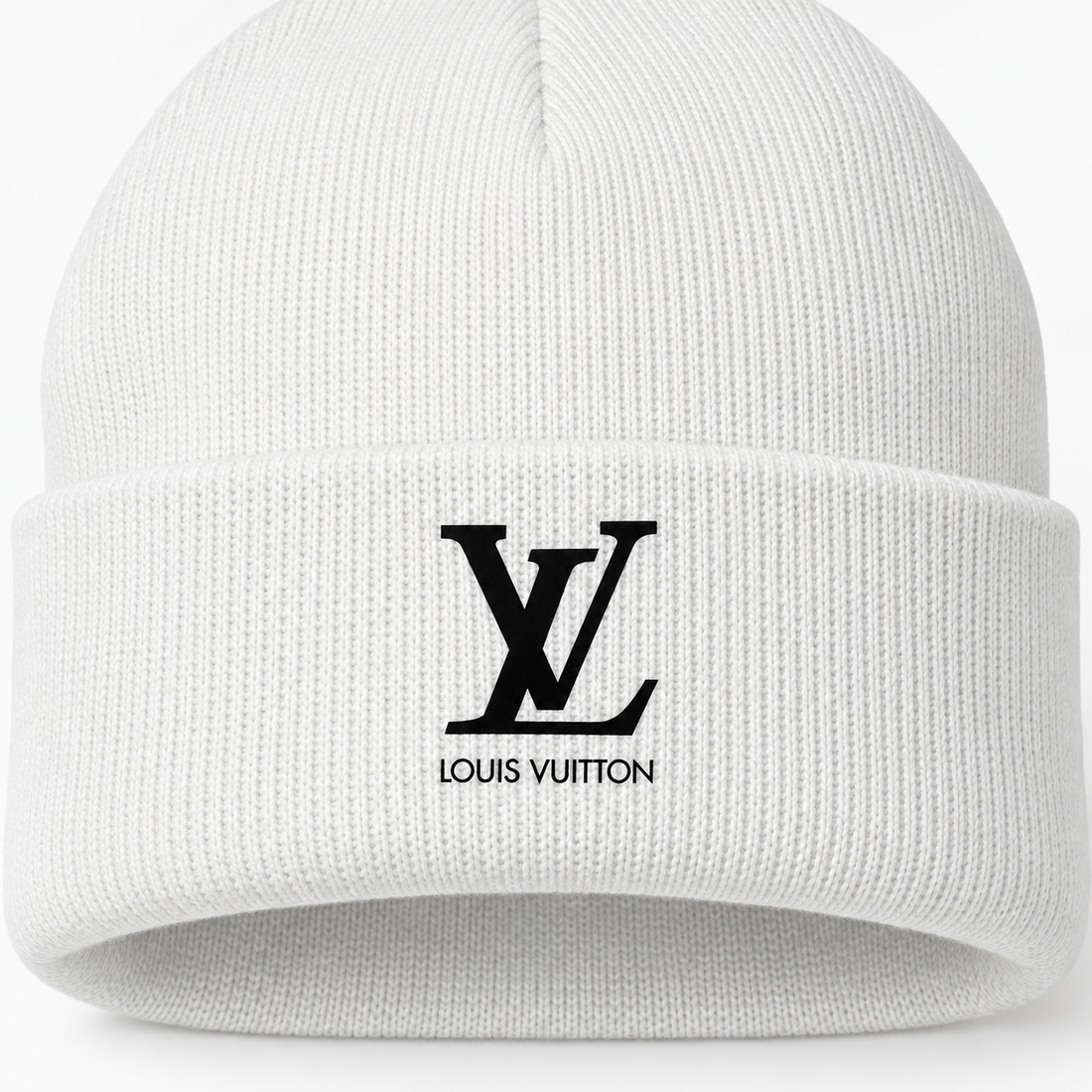 Louis Vuitton Beanie Hat | Color: White | Image 5
