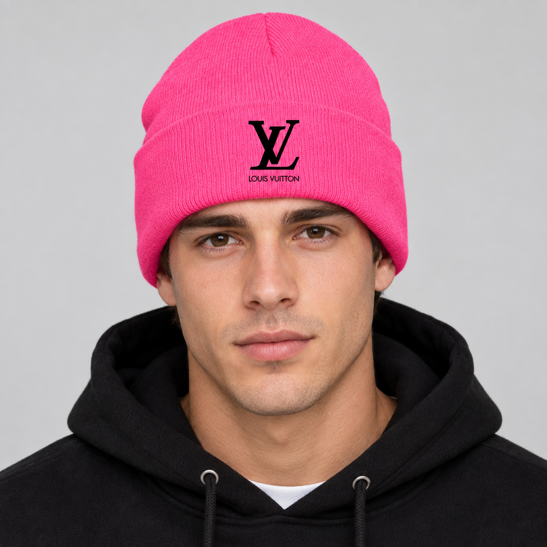 Louis Vuitton Beanie Hat | Color: Pink | Image 3