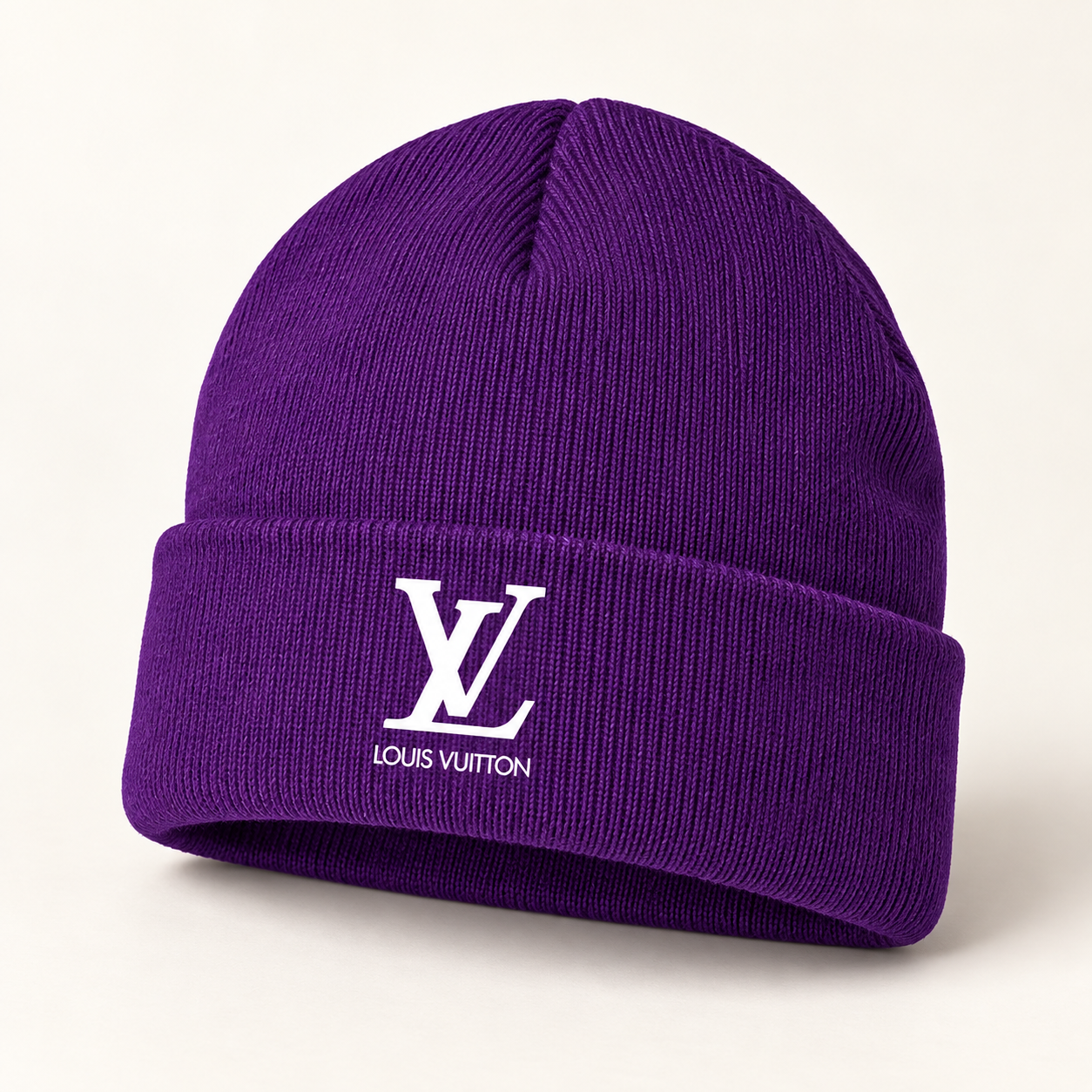 Louis Vuitton Beanie Hat | Color: Purple | Image 1