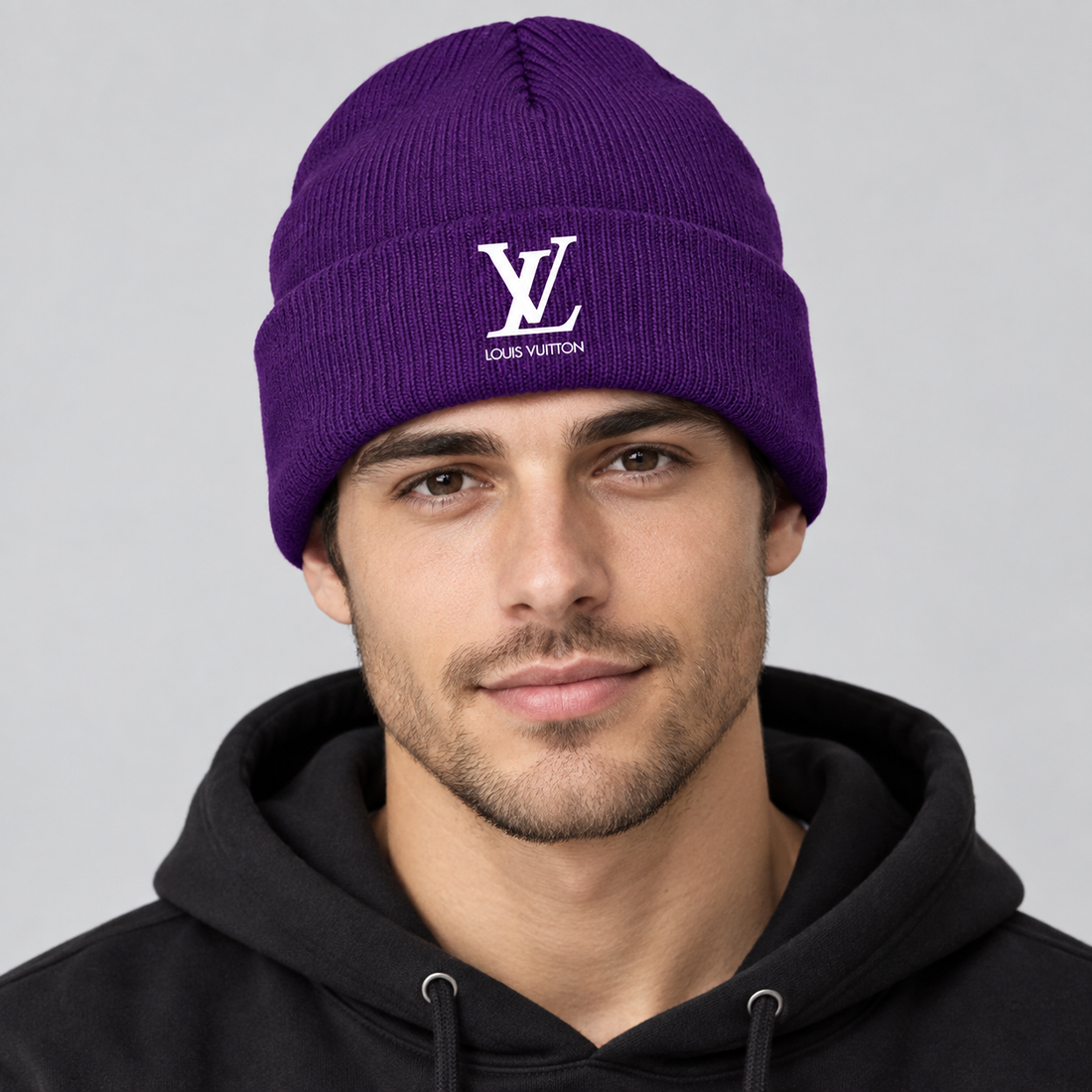 Louis Vuitton Beanie Hat | Color: Purple | Image 2